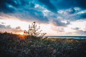 Ostseebad Dierhagen Sonnenuntergang Oktober 2019