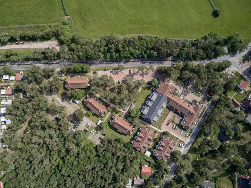 Luftaufnahme Ferienwohnung Strandgut