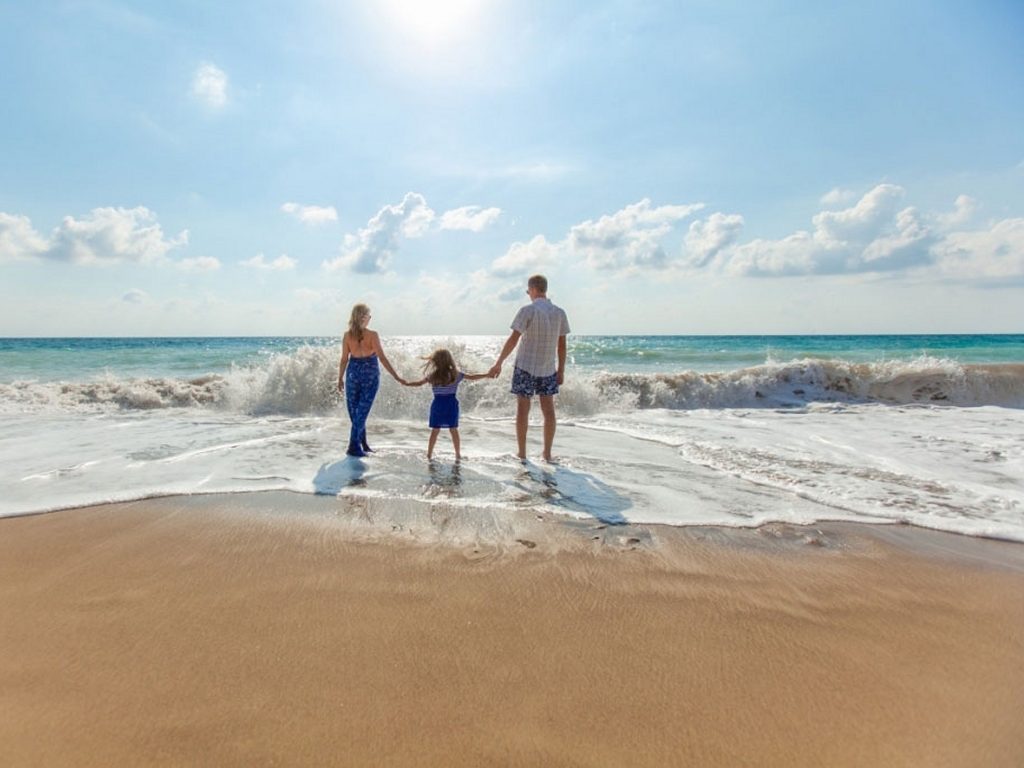 Familienurlaub am Ostseestrand