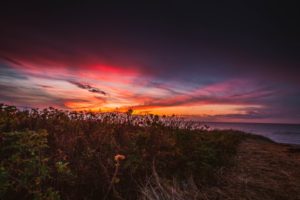 Abend Dierhagen Strand